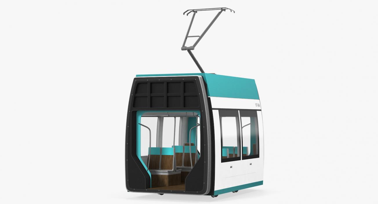 3D model Tram Wagon