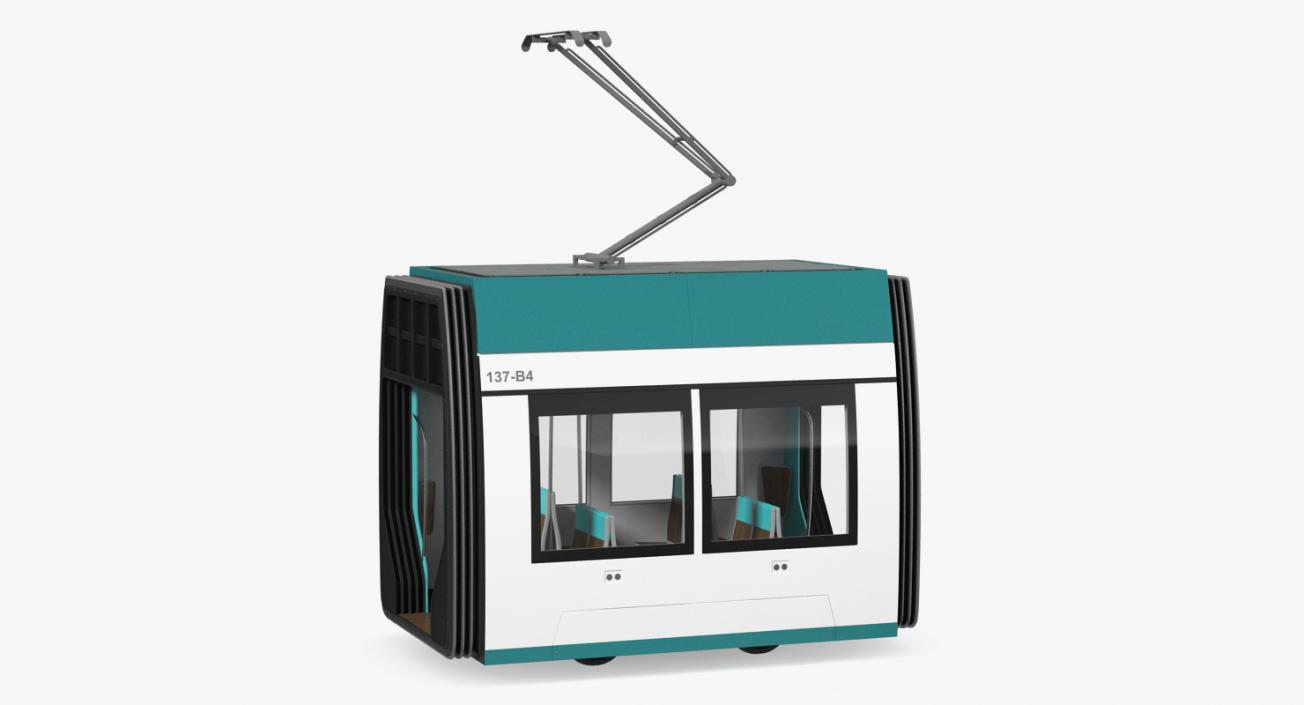 3D model Tram Wagon