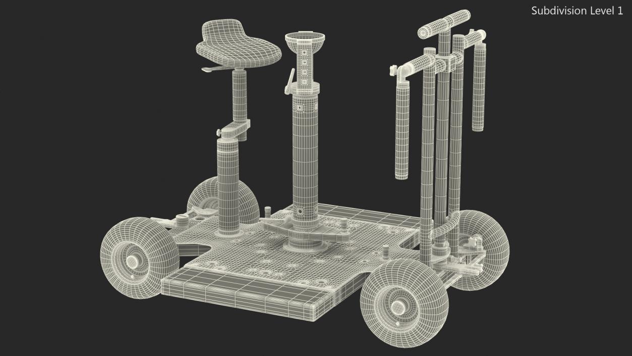 MovieTech 4x4 Dolly with Seat 3D model