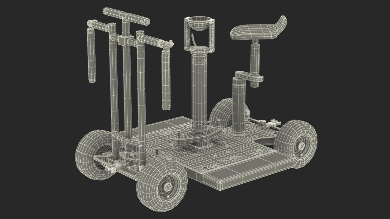 MovieTech 4x4 Dolly with Seat 3D model