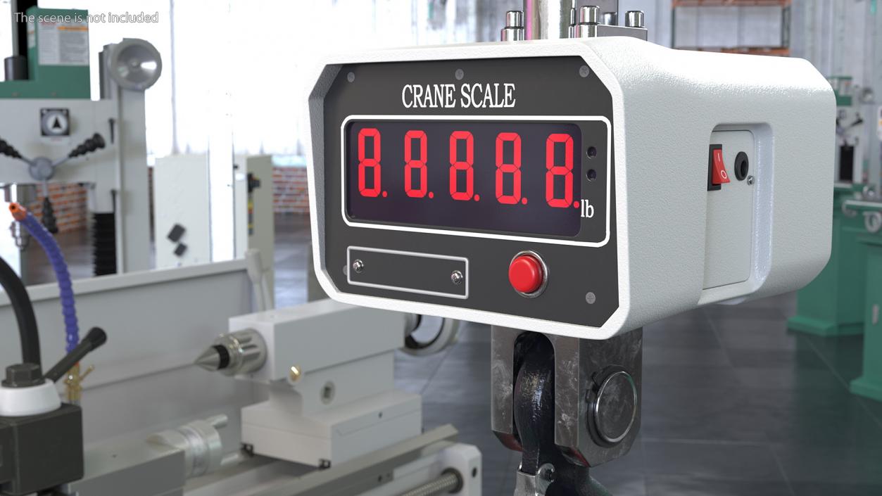 Heavy Duty Crane Scale 3D