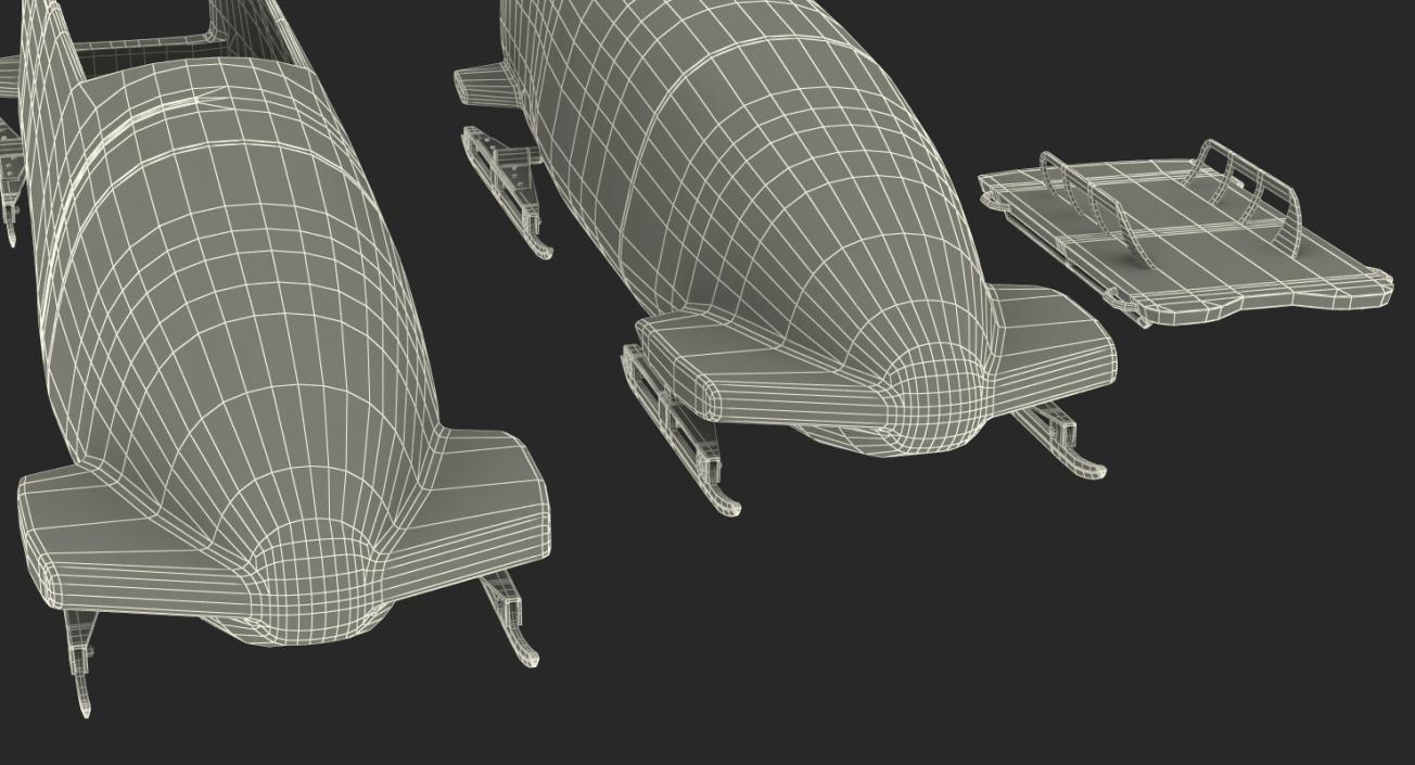 Olympic Sleds Collection 3D model