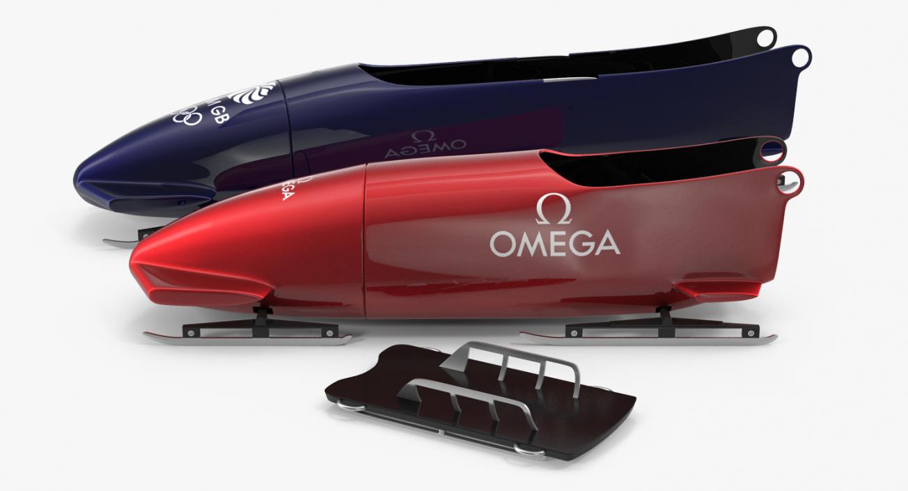 Olympic Sleds Collection 3D model