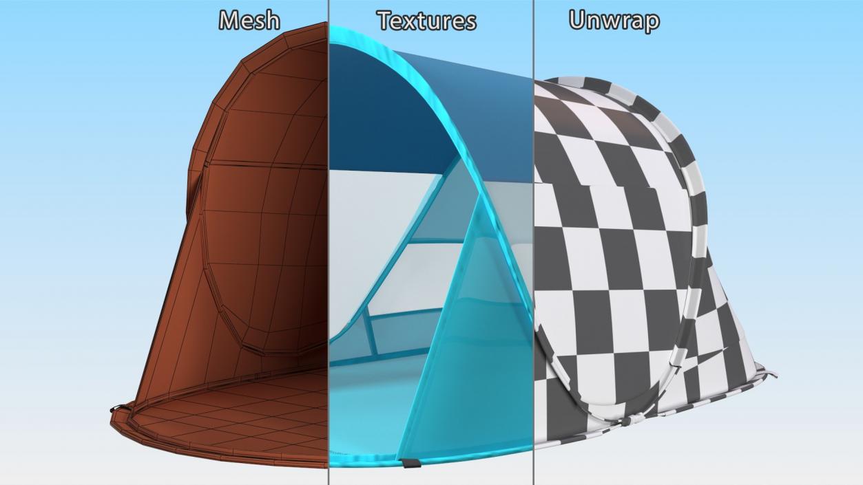 3D Camping Tents Collection 7