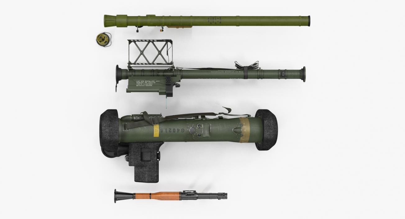 Rocket Launchers Collection 3D