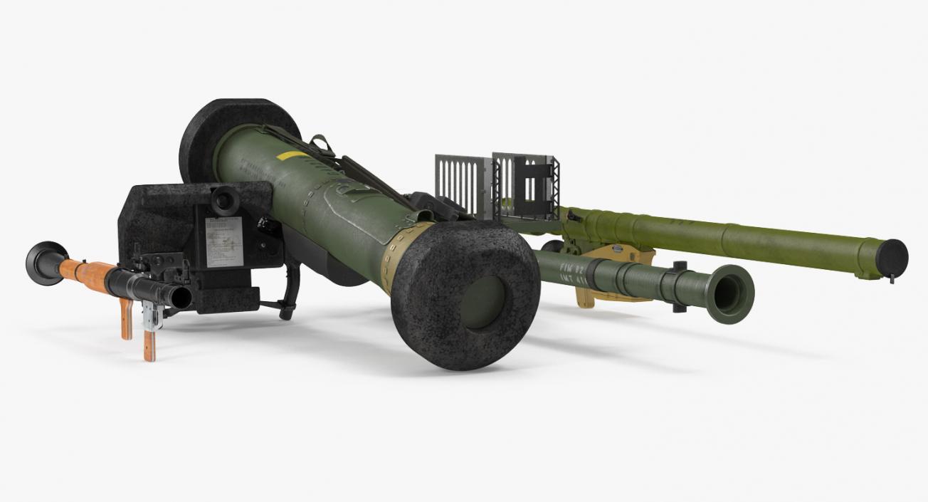 Rocket Launchers Collection 3D