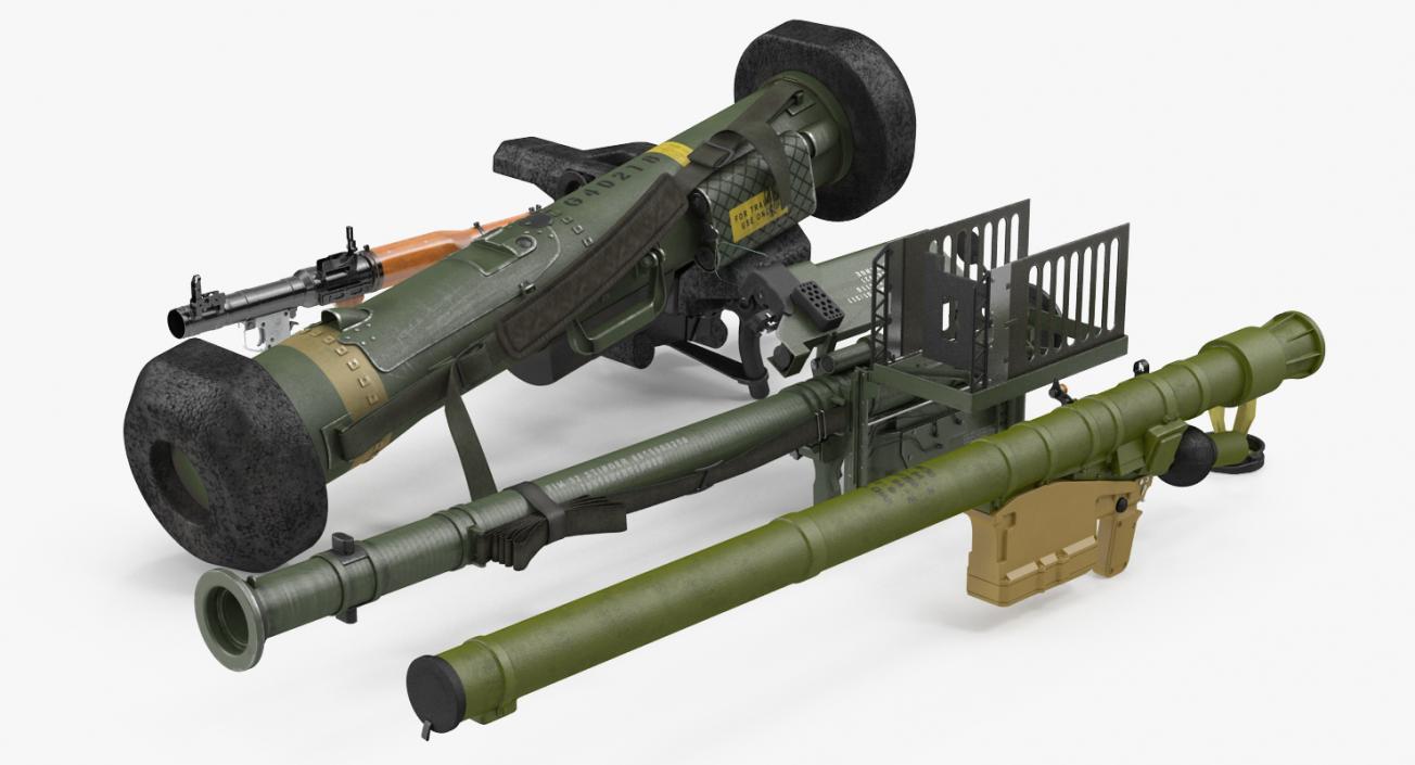 Rocket Launchers Collection 3D