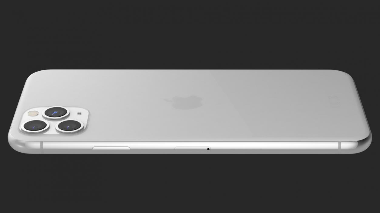 iPhone 11 Pro Max Silver 3D model