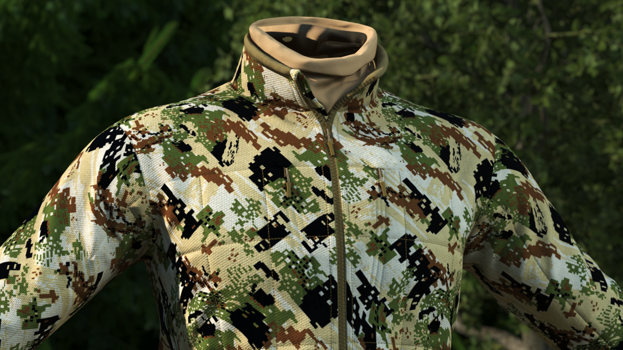 Hunting Suit Forest Camo 3D model