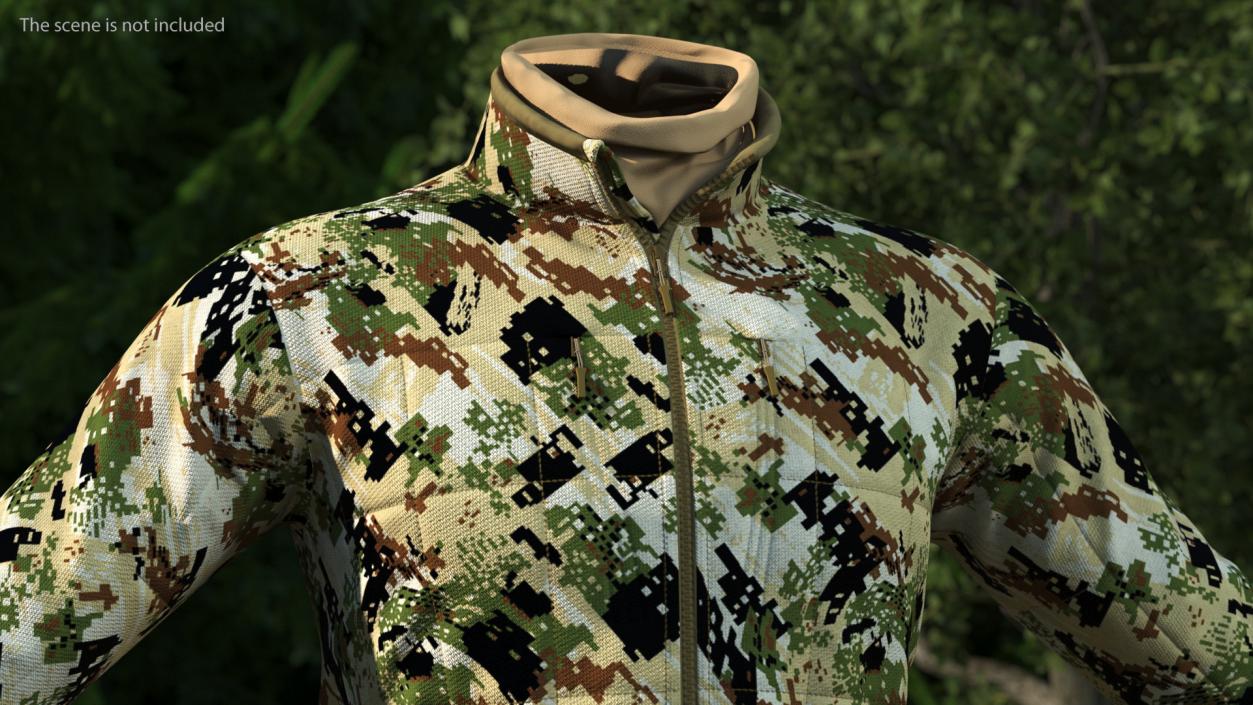 Hunting Suit Forest Camo 3D model