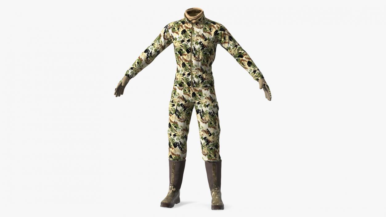 Hunting Suit Forest Camo 3D model