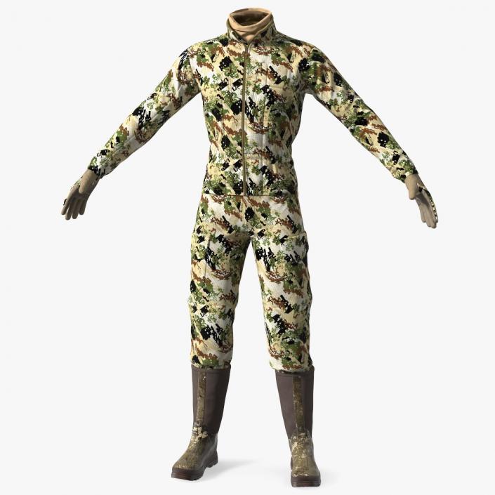 Hunting Suit Forest Camo 3D model