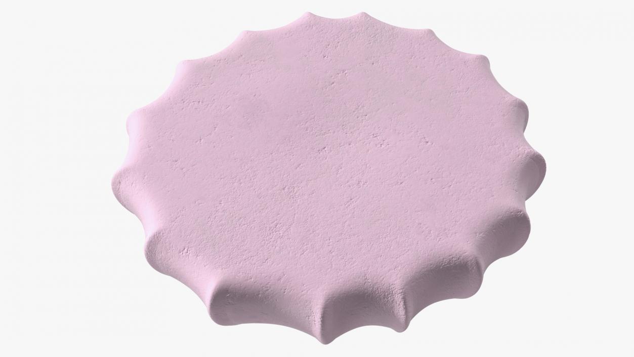 3D model Mini Meringue Cone Cookie Pink