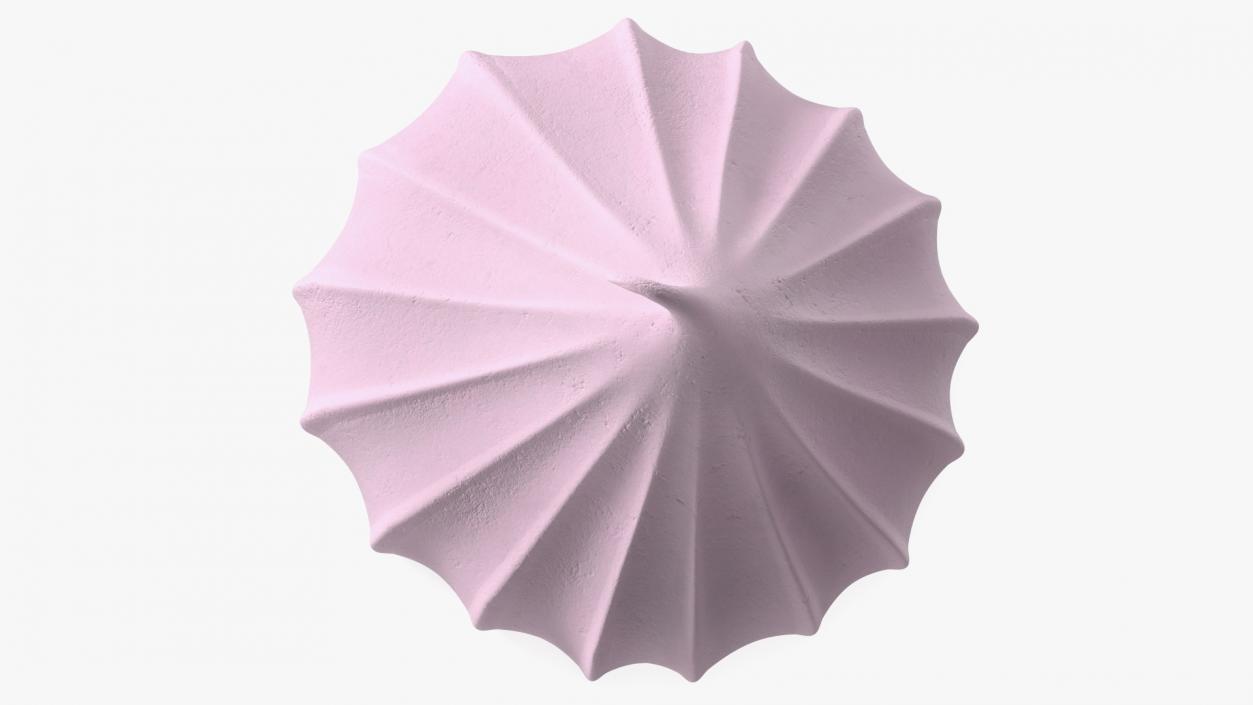 3D model Mini Meringue Cone Cookie Pink