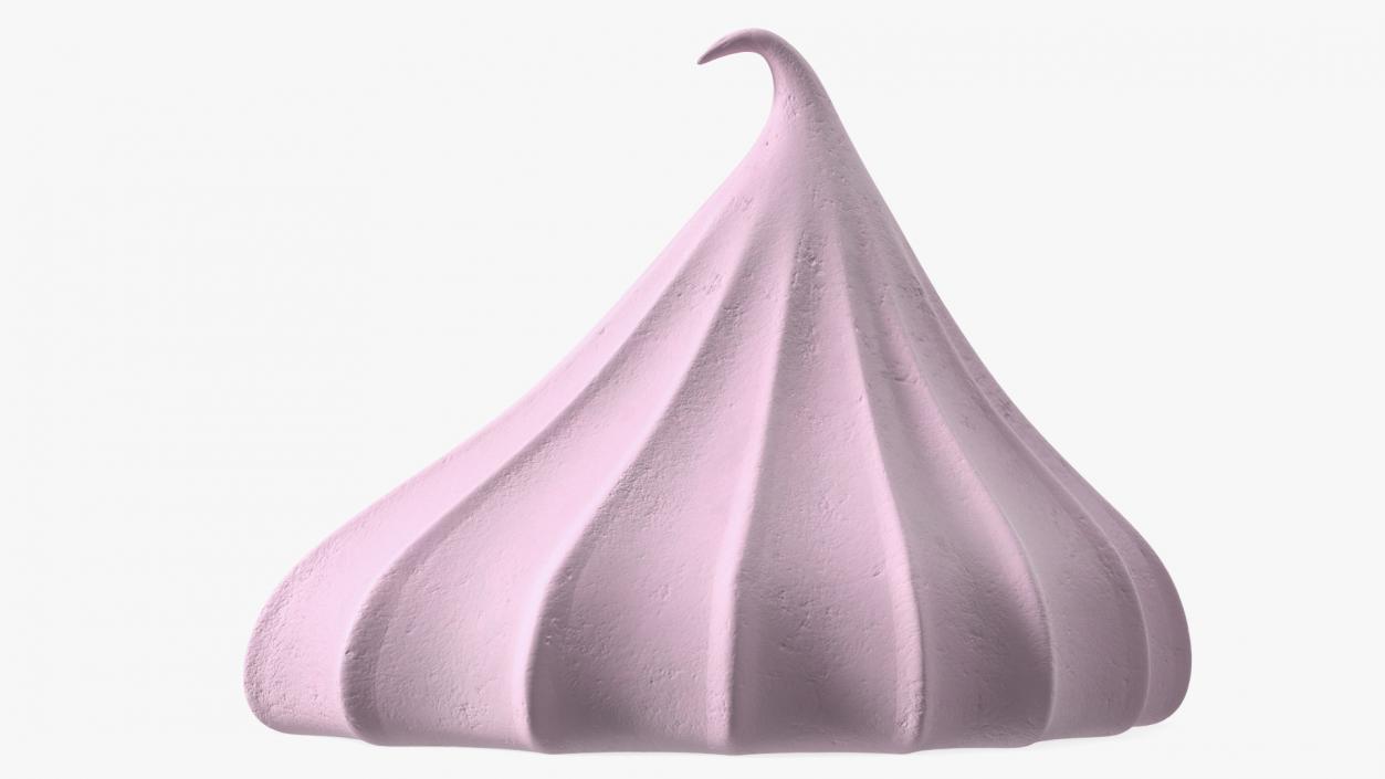 3D model Mini Meringue Cone Cookie Pink