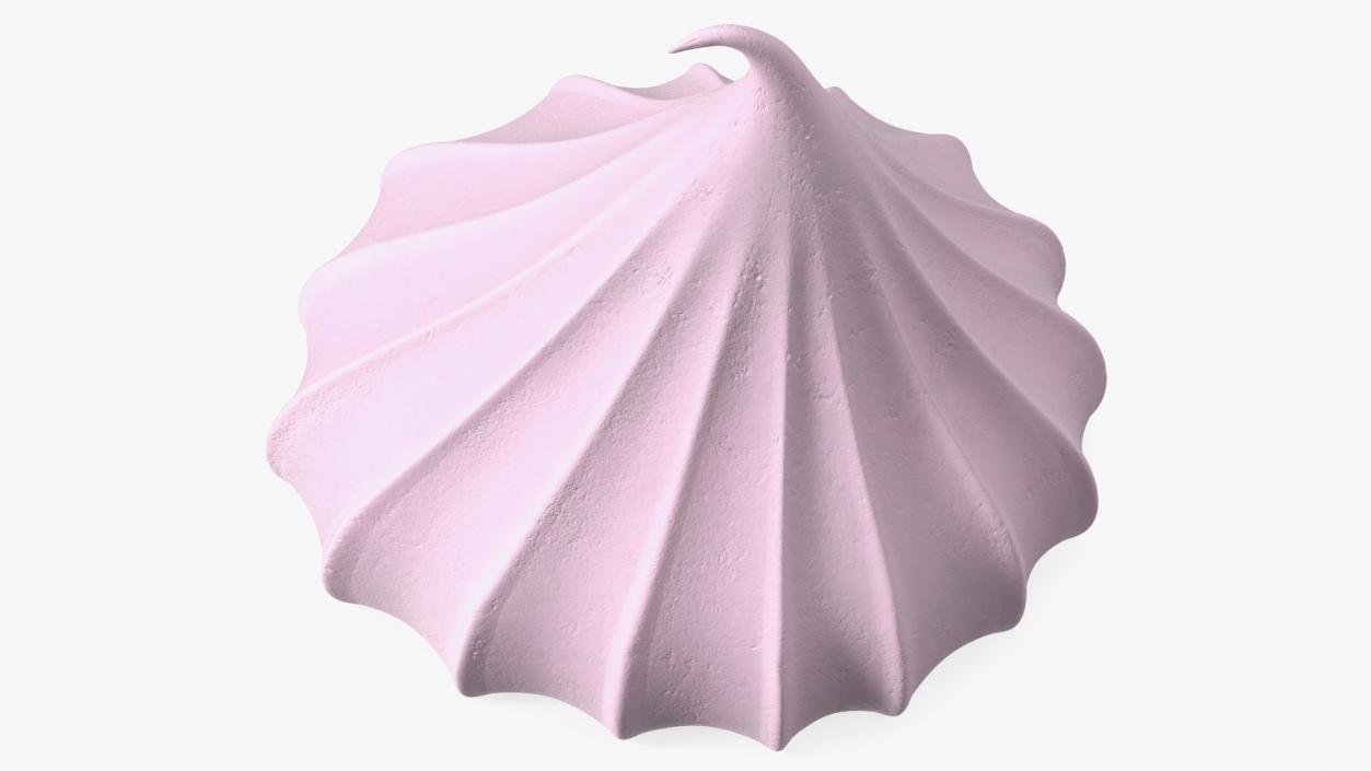 3D model Mini Meringue Cone Cookie Pink