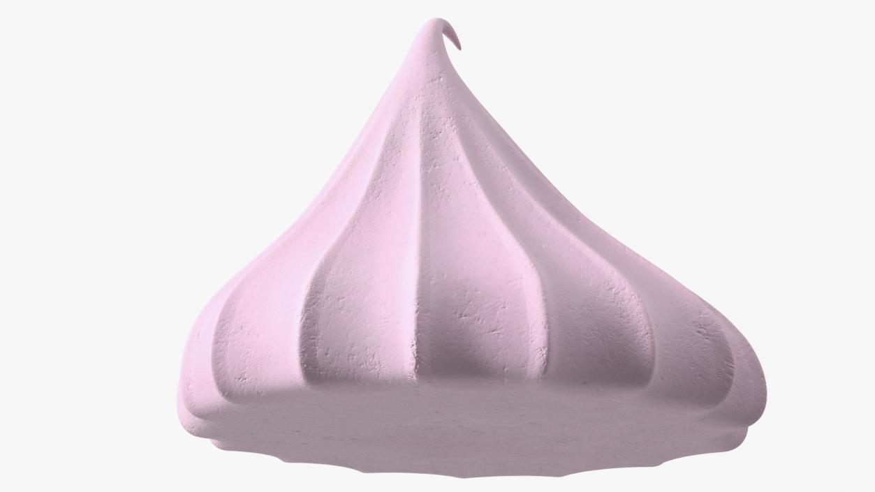 3D model Mini Meringue Cone Cookie Pink