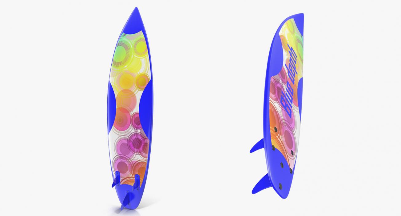 3D Surfboards Collection 6 model