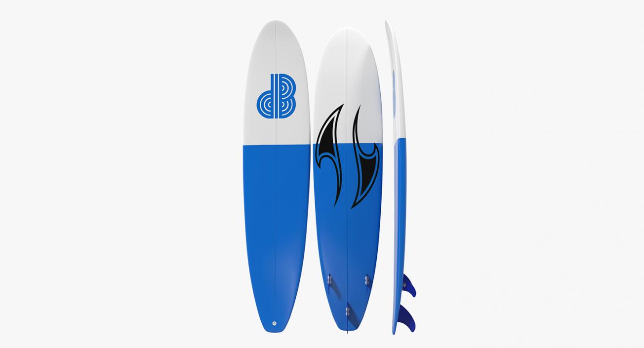 3D Surfboards Collection 6 model