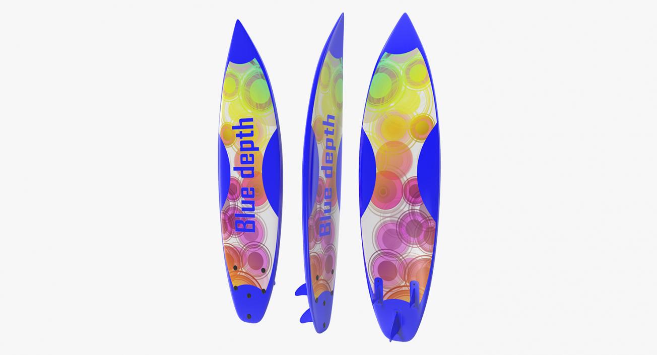 3D Surfboards Collection 6 model