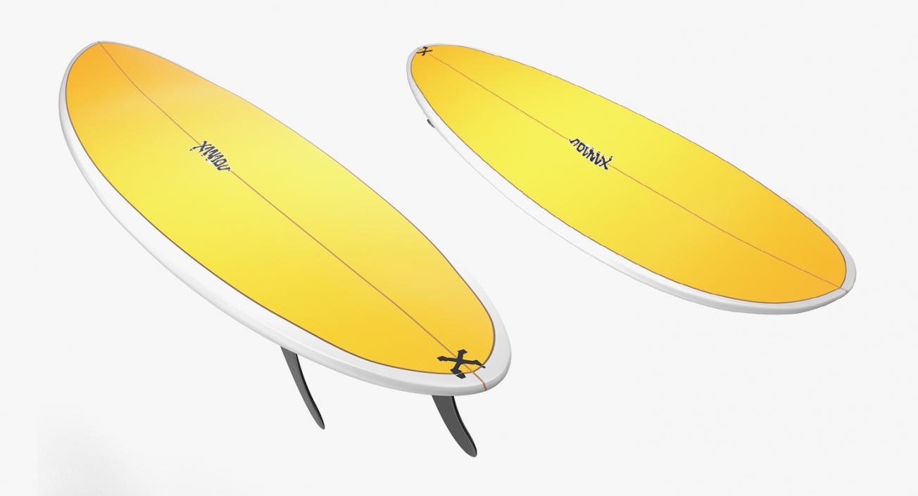 3D Surfboards Collection 6 model