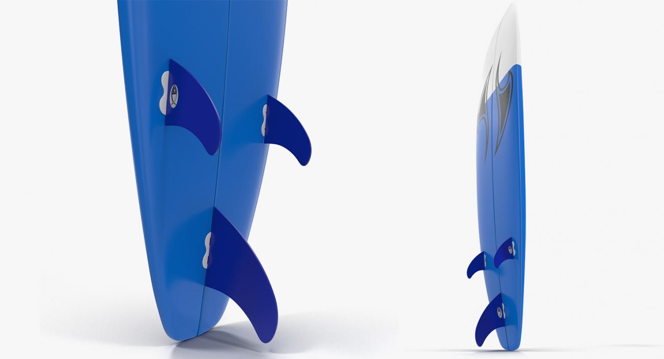 3D Surfboards Collection 6 model