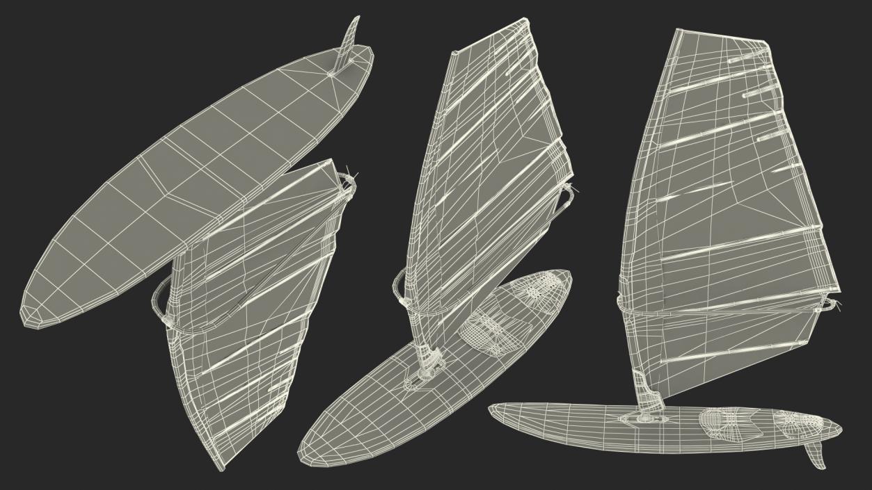 3D Surfboards Collection 6 model