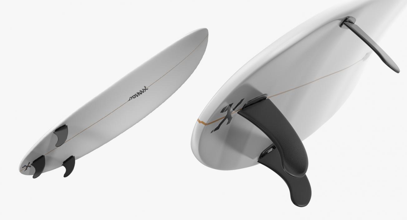 3D Surfboards Collection 6 model