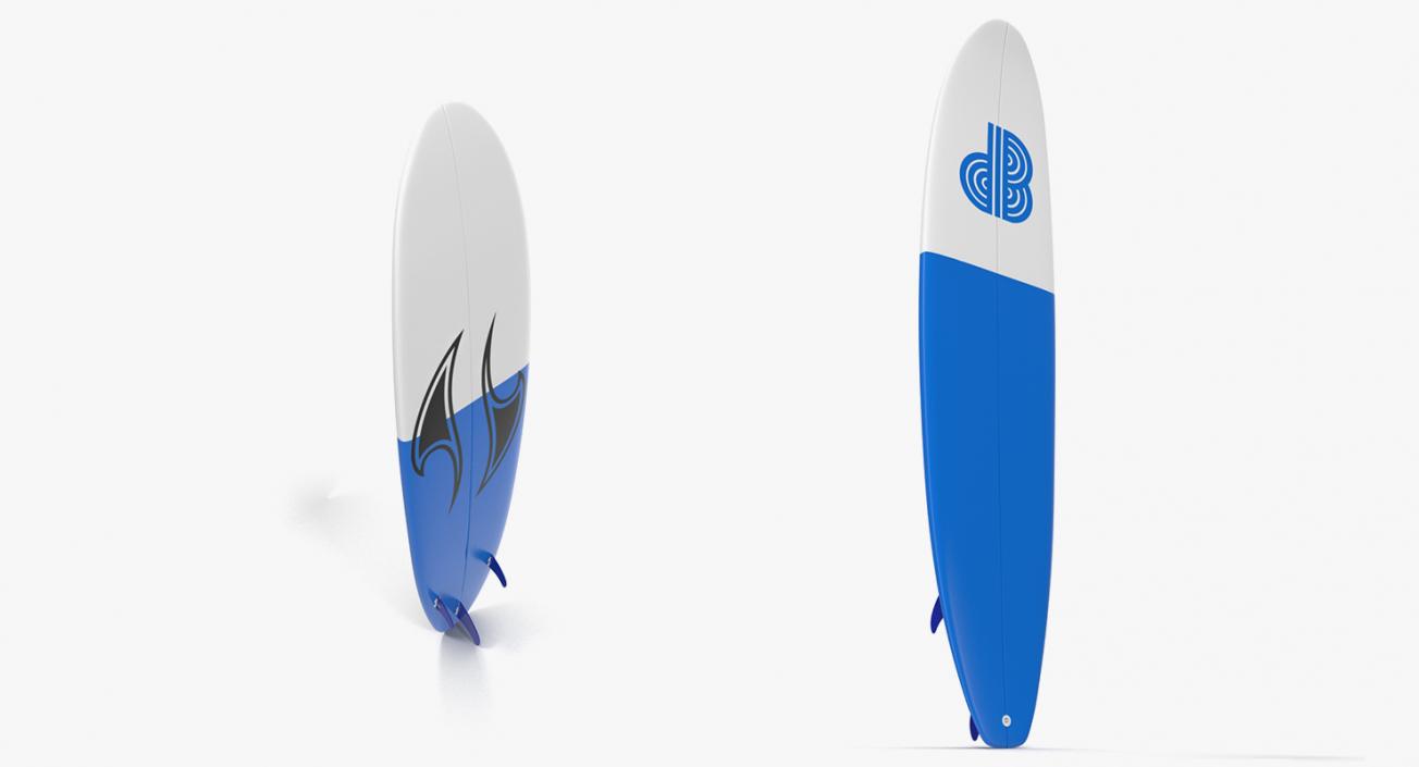 3D Surfboards Collection 6 model