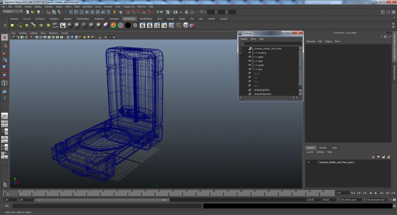 3D Scanner Matter and Form model