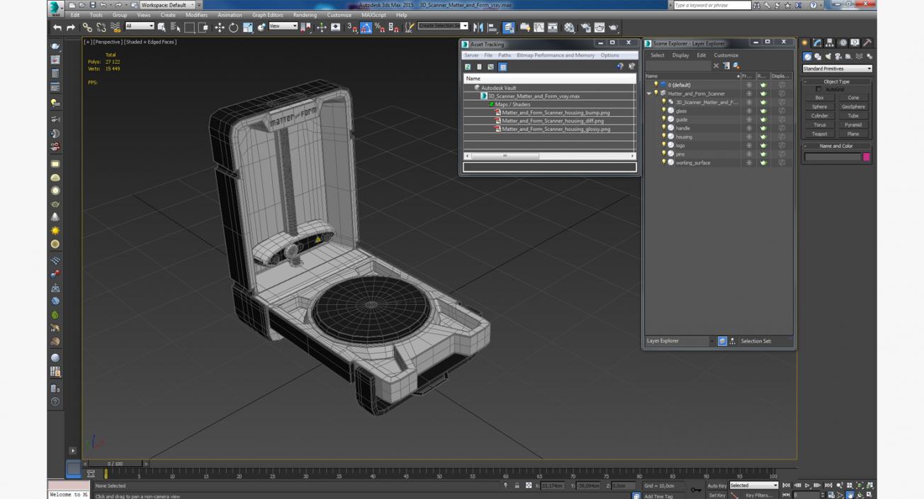 3D Scanner Matter and Form model