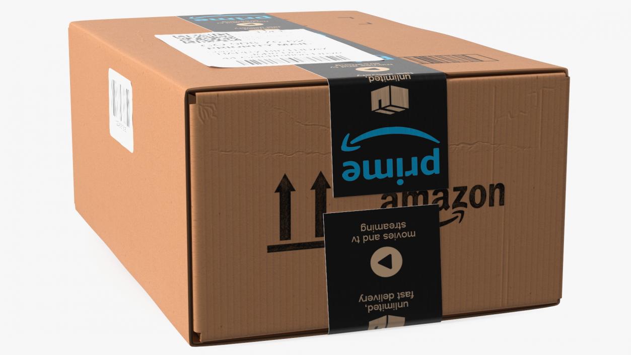 Amazon Parcels Box 30x20x14 3D