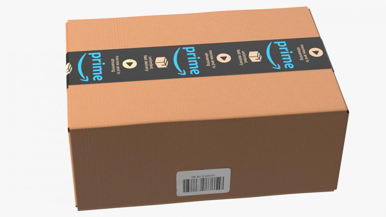 Amazon Parcels Box 30x20x14 3D