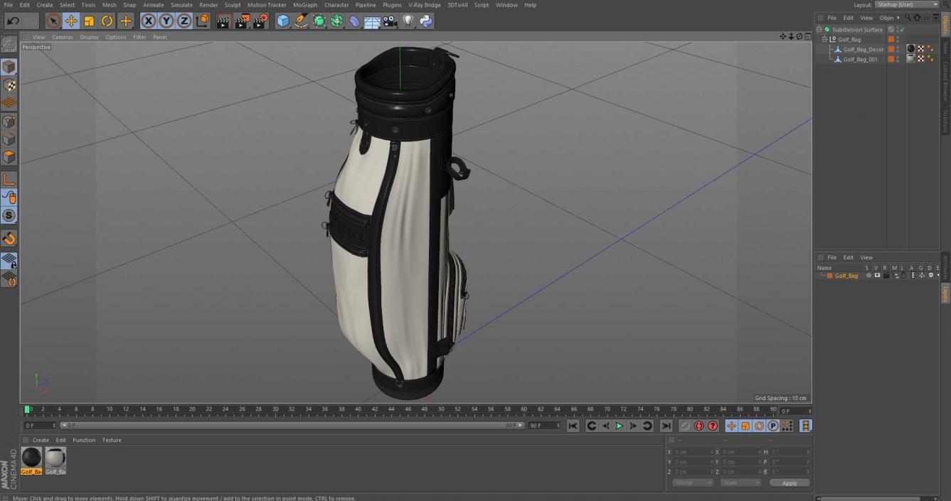 3D model Golf Bag 3