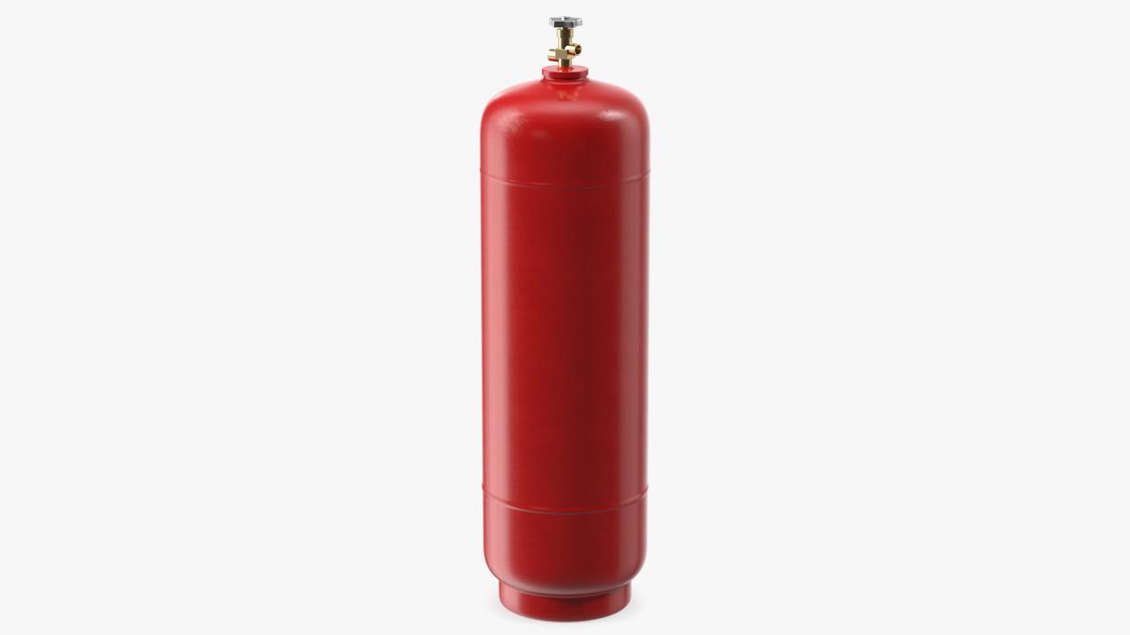 Acetylene Gas Cylinder 3D