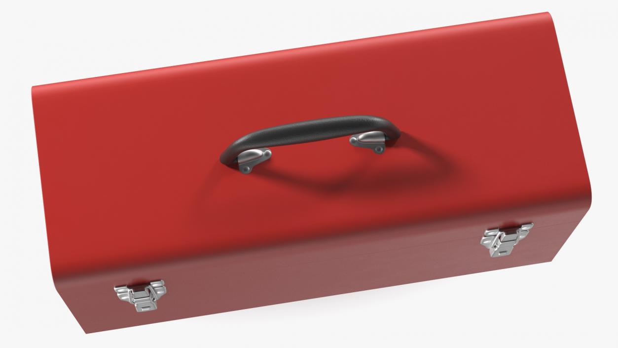 Metal Toolbox Red 3D