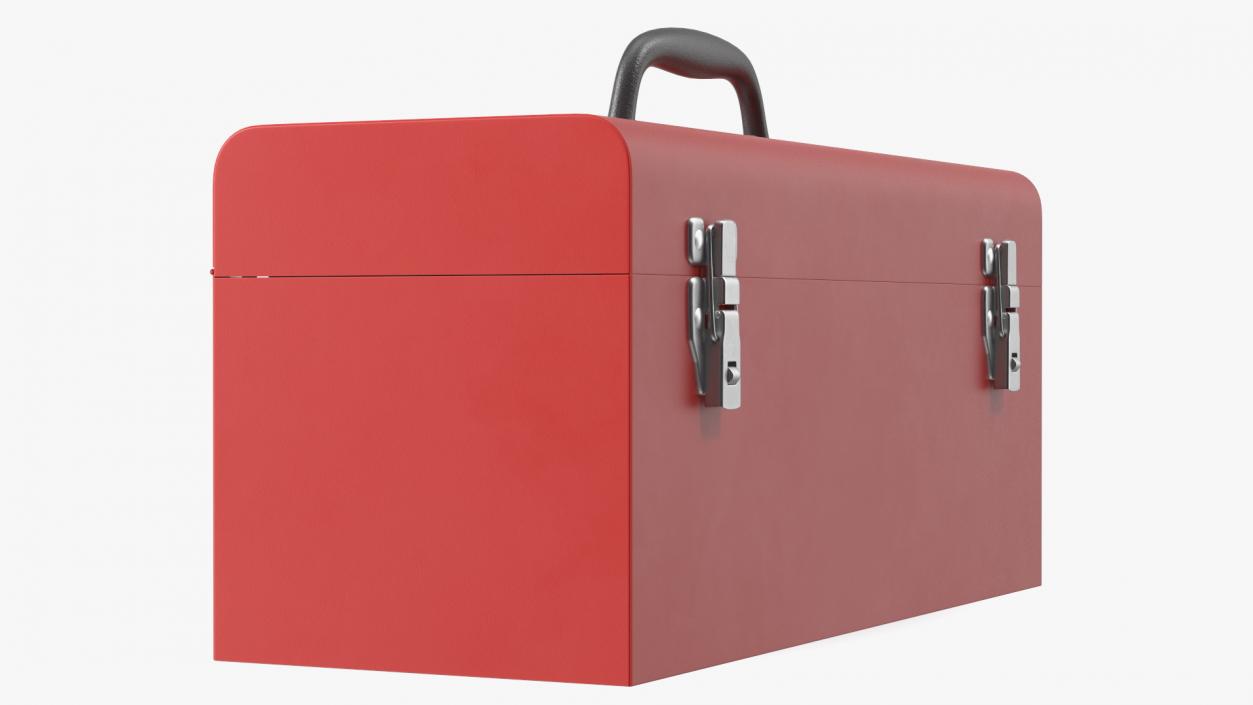 Metal Toolbox Red 3D