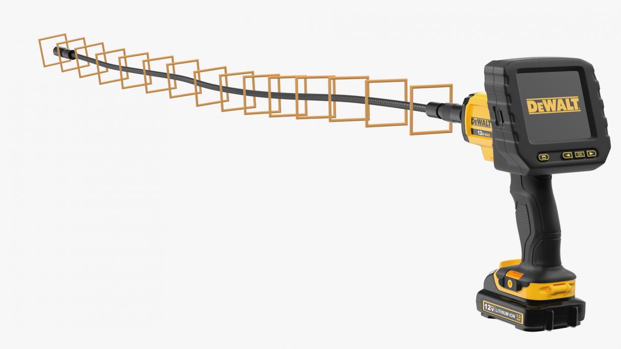 DeWALT DCT410N Inspection Camera Rigged 3D model