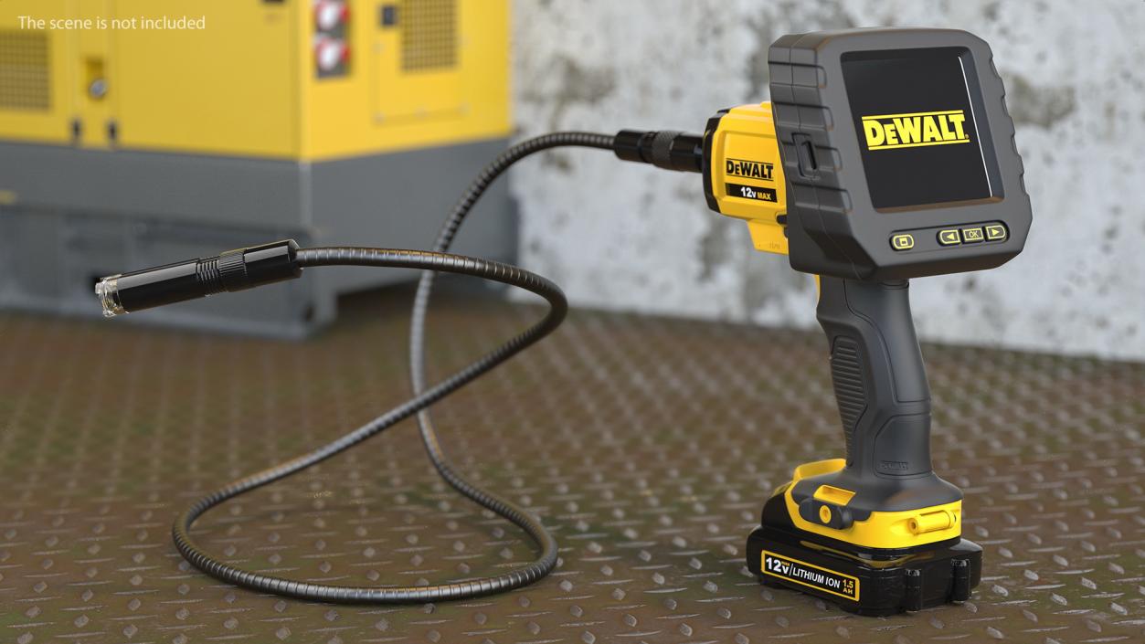 DeWALT DCT410N Inspection Camera Rigged 3D model