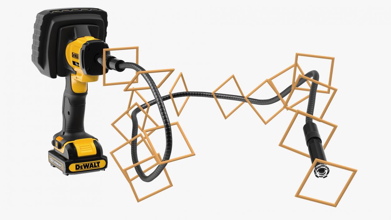 DeWALT DCT410N Inspection Camera Rigged 3D model