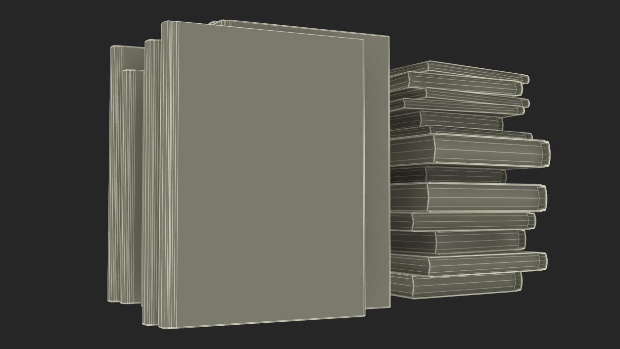 ﻿Hardcover Books Collection 2 3D model