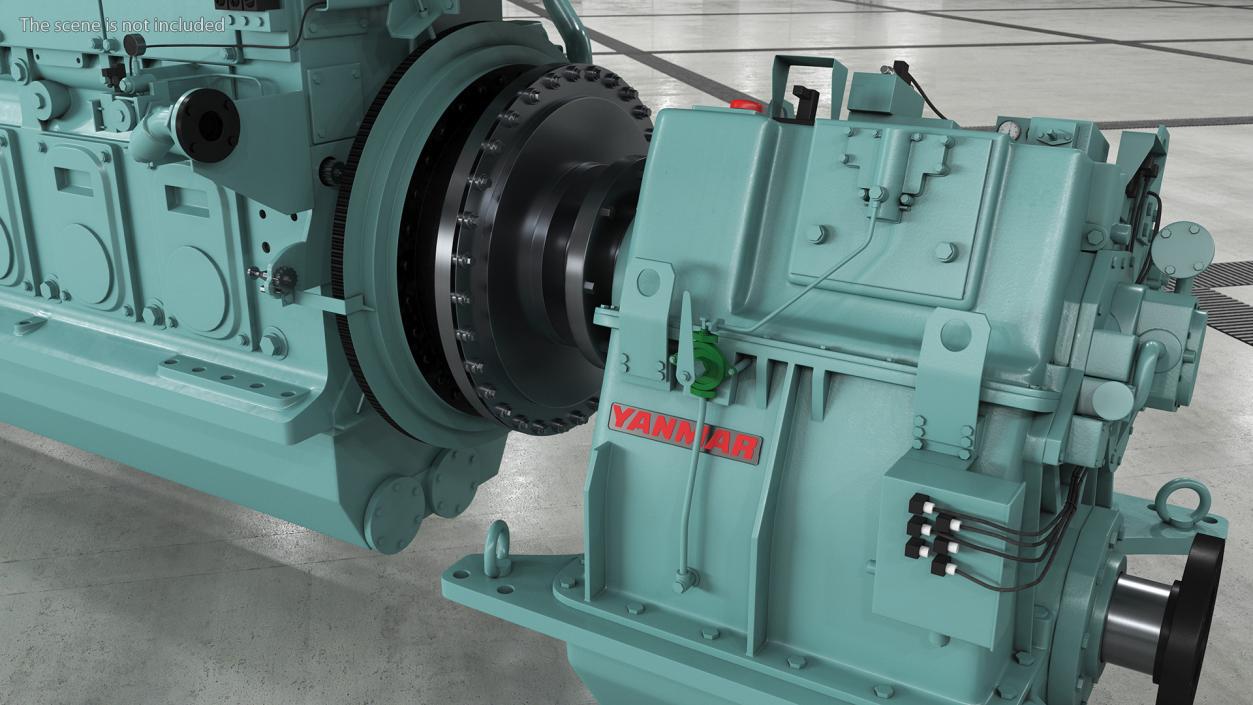 3D Marine Propulsion Engine Yanmar 6EY26W model