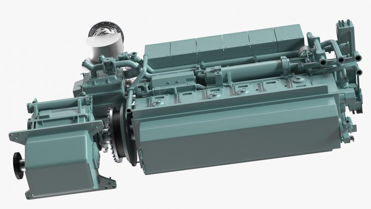 3D Marine Propulsion Engine Yanmar 6EY26W model