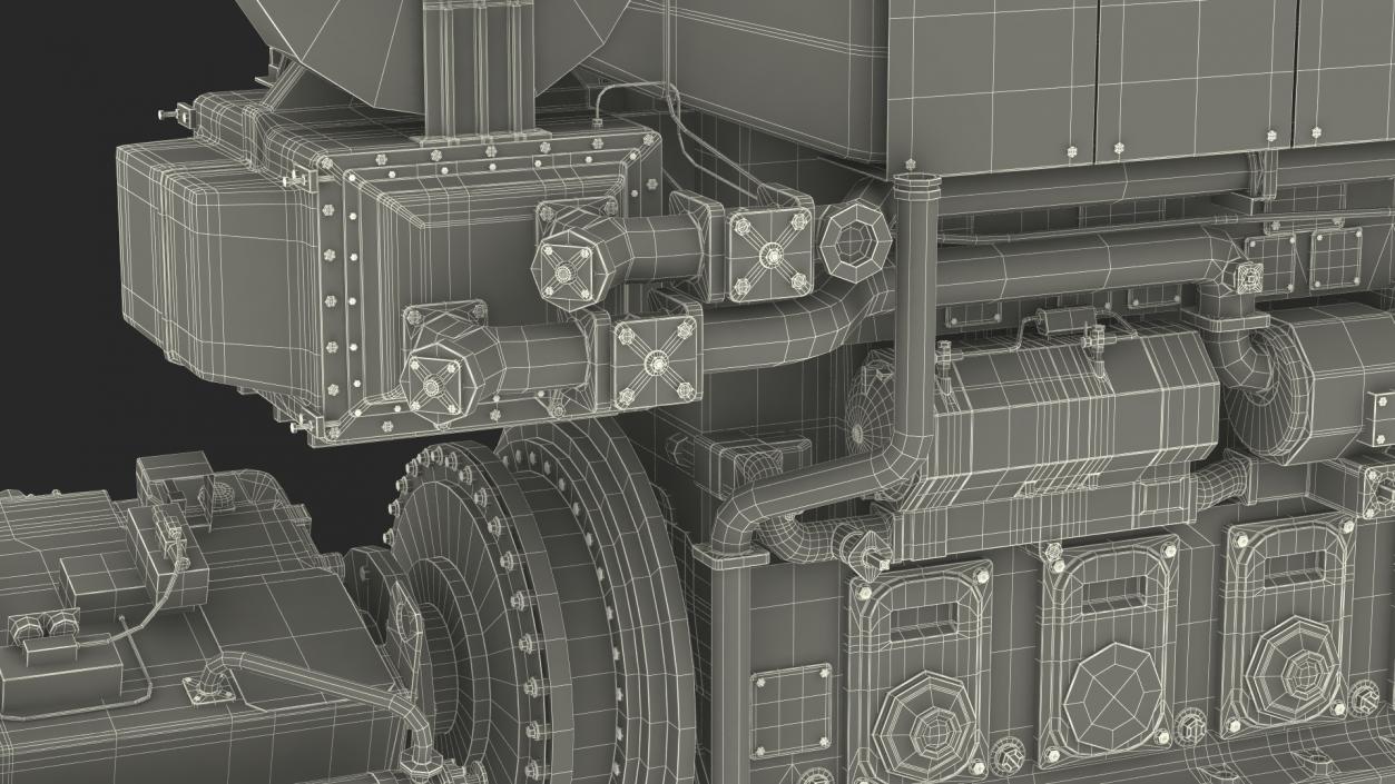 3D Marine Propulsion Engine Yanmar 6EY26W model