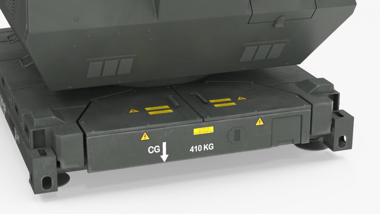 3D Barrel Air Defense System Skynex Green model