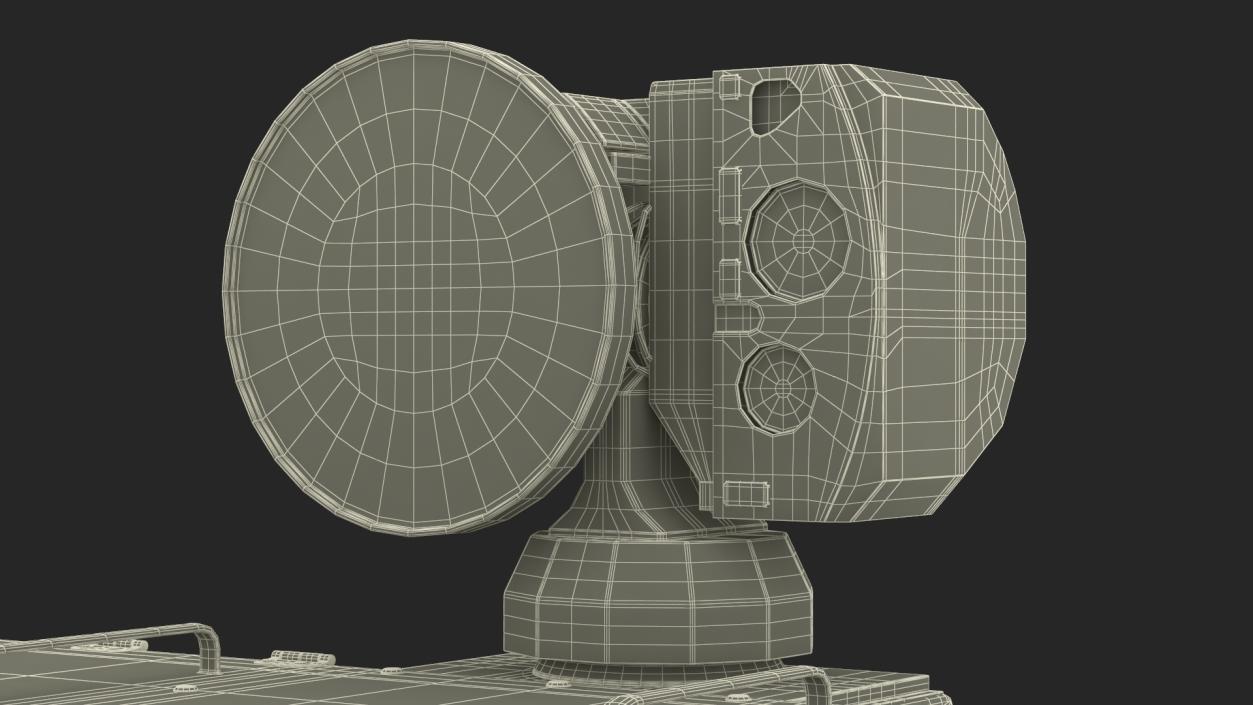 3D Barrel Air Defense System Skynex Green model