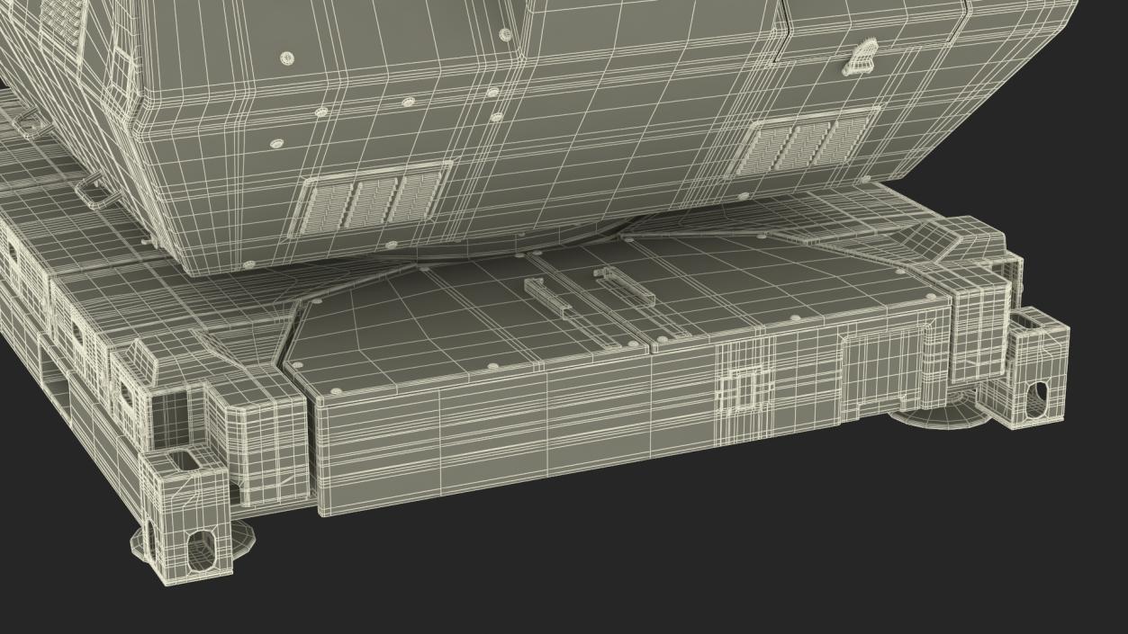 3D Barrel Air Defense System Skynex Green model