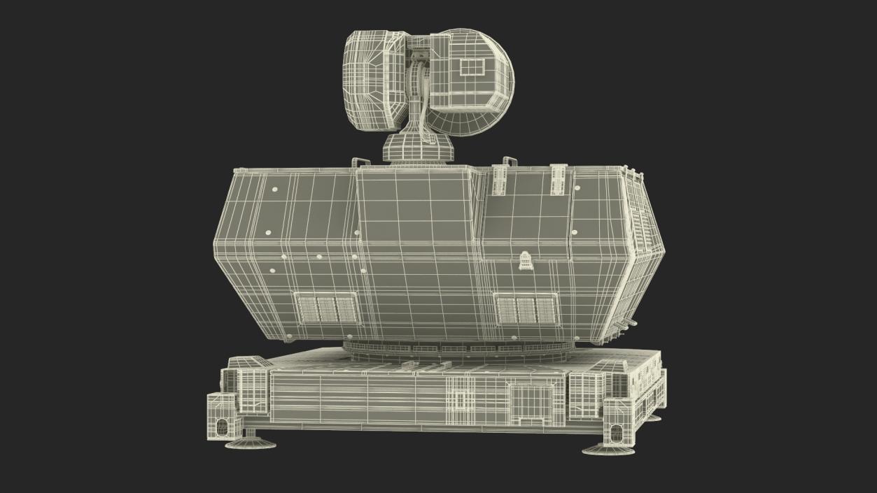 3D Barrel Air Defense System Skynex Green model