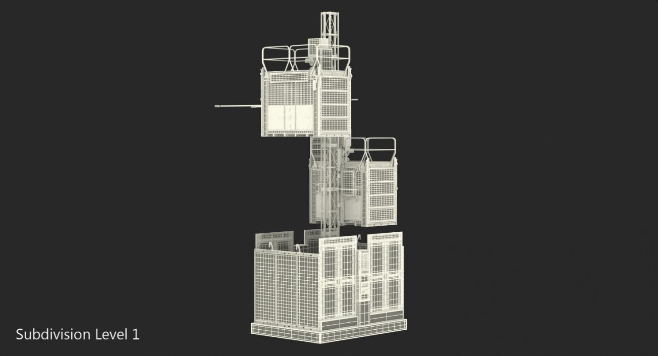 Construction Hoists 3D model