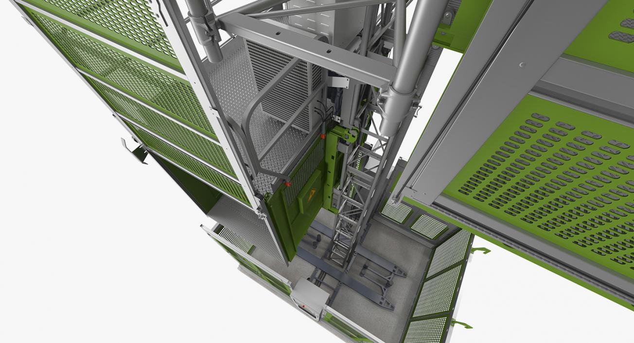 Construction Hoists 3D model